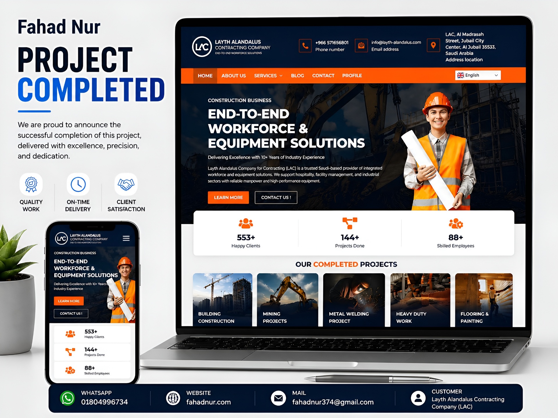Layth Alandalus Contracting project showcase